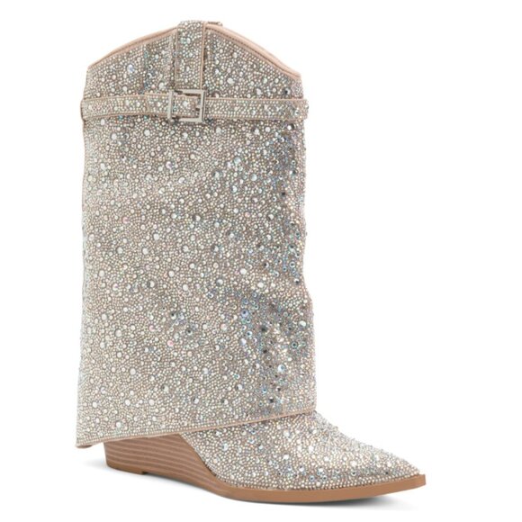 MADDEN GIRL Blush Multi Joe Cowboy Boots - Picture 1 of 2